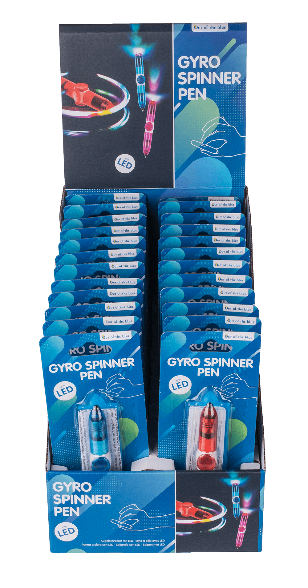 Pen, Gyro Spinner with LED,