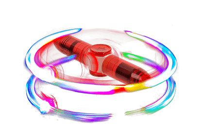 Pen, Gyro Spinner with LED,