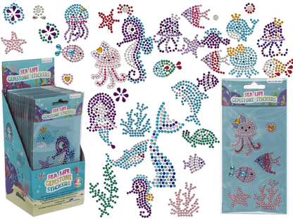 Gemstone Stickers, Sealife collection,