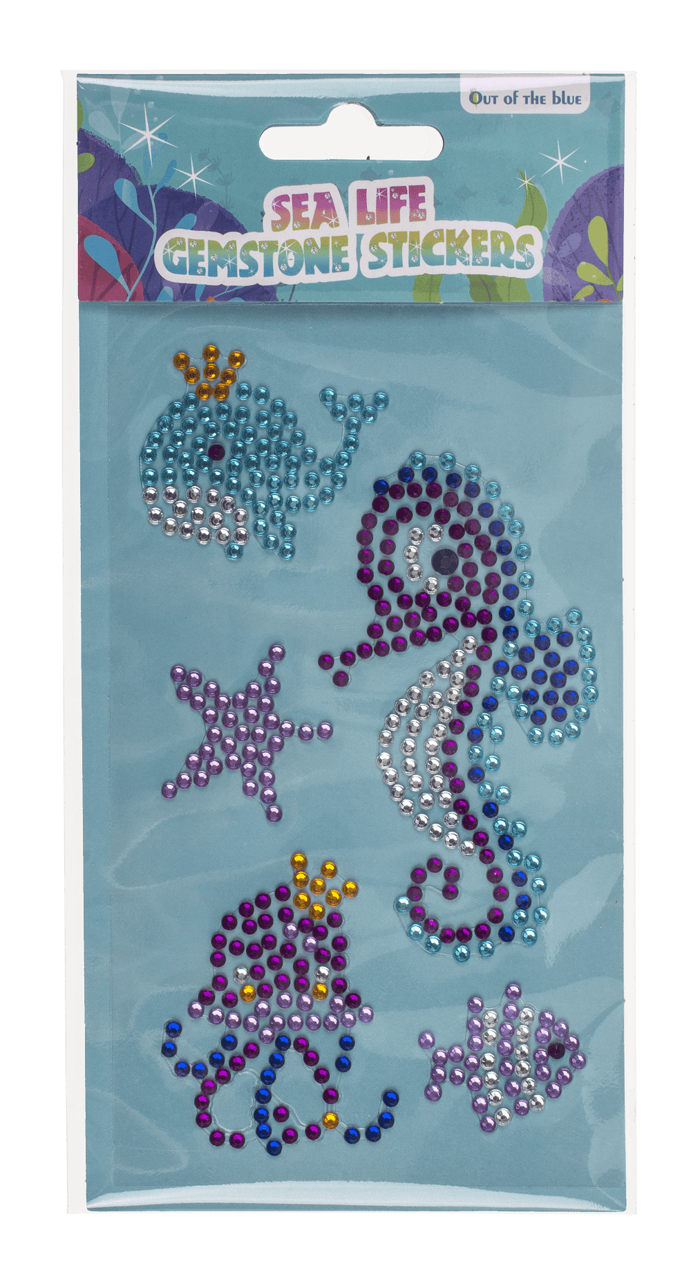 Gemstone Stickers, Sealife collection,
