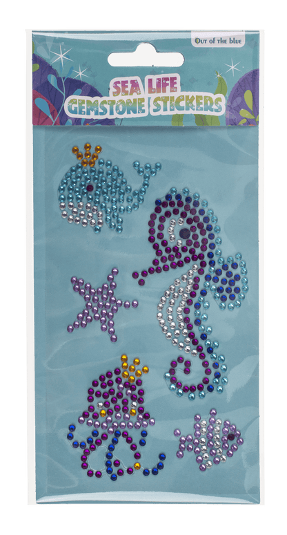 Gemstone Stickers, Sealife collection,