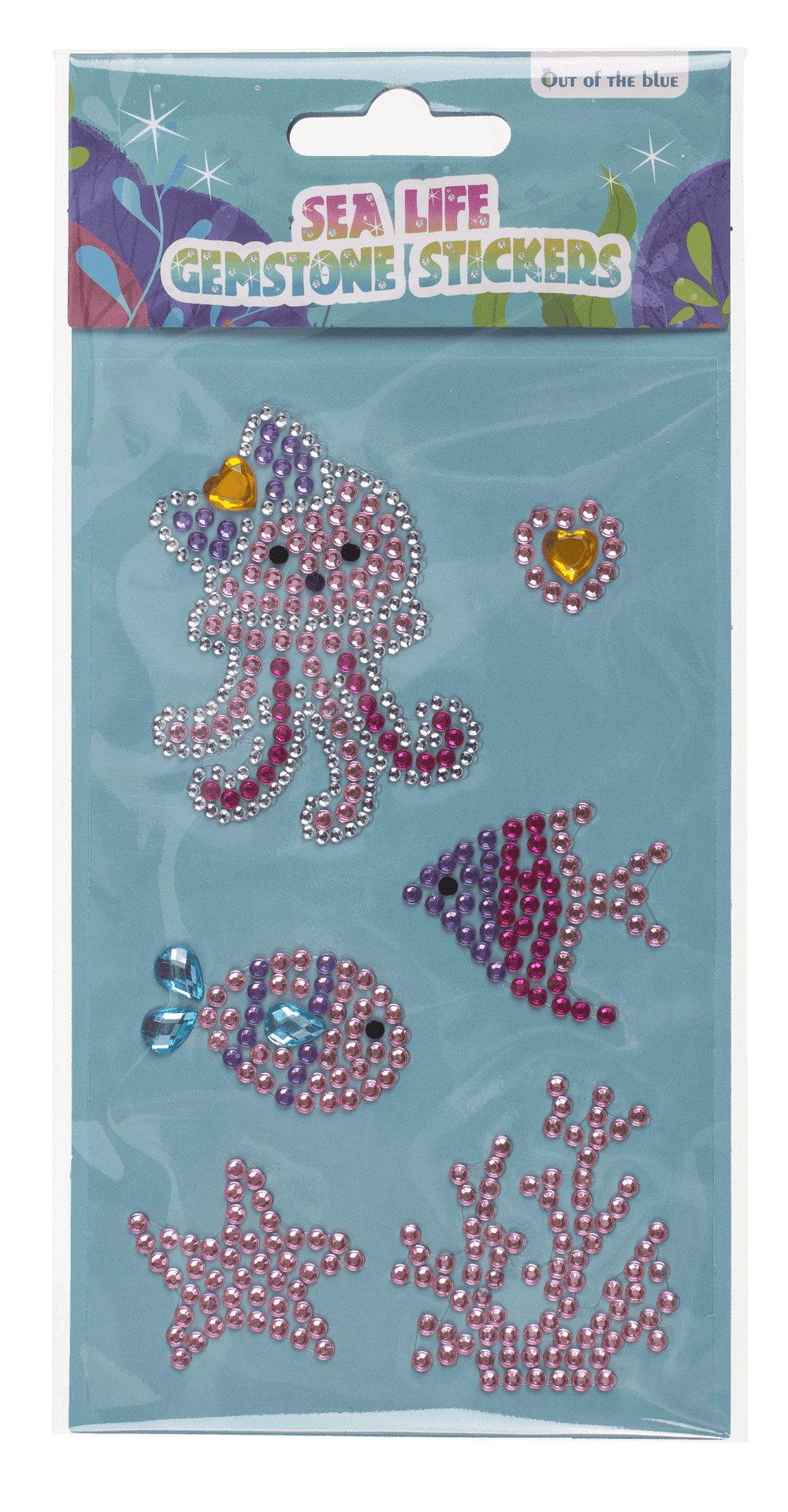 Gemstone Stickers, Sealife collection,
