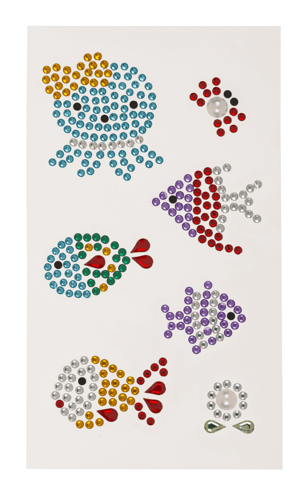 Gemstone Stickers, Sealife collection,