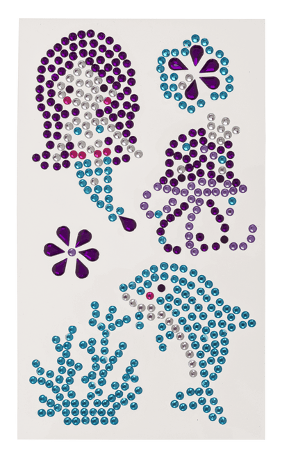 Gemstone Stickers, Sealife collection,