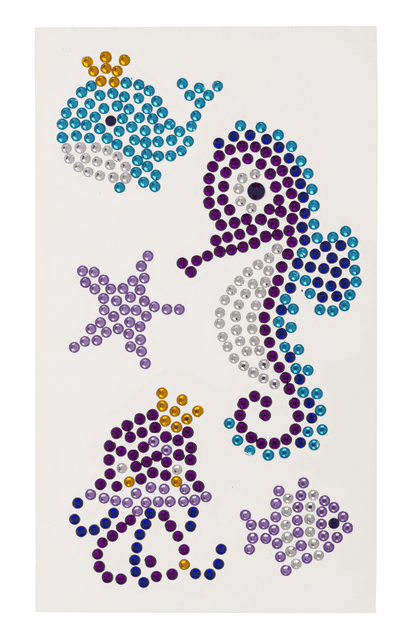 Gemstone Stickers, Sealife collection,
