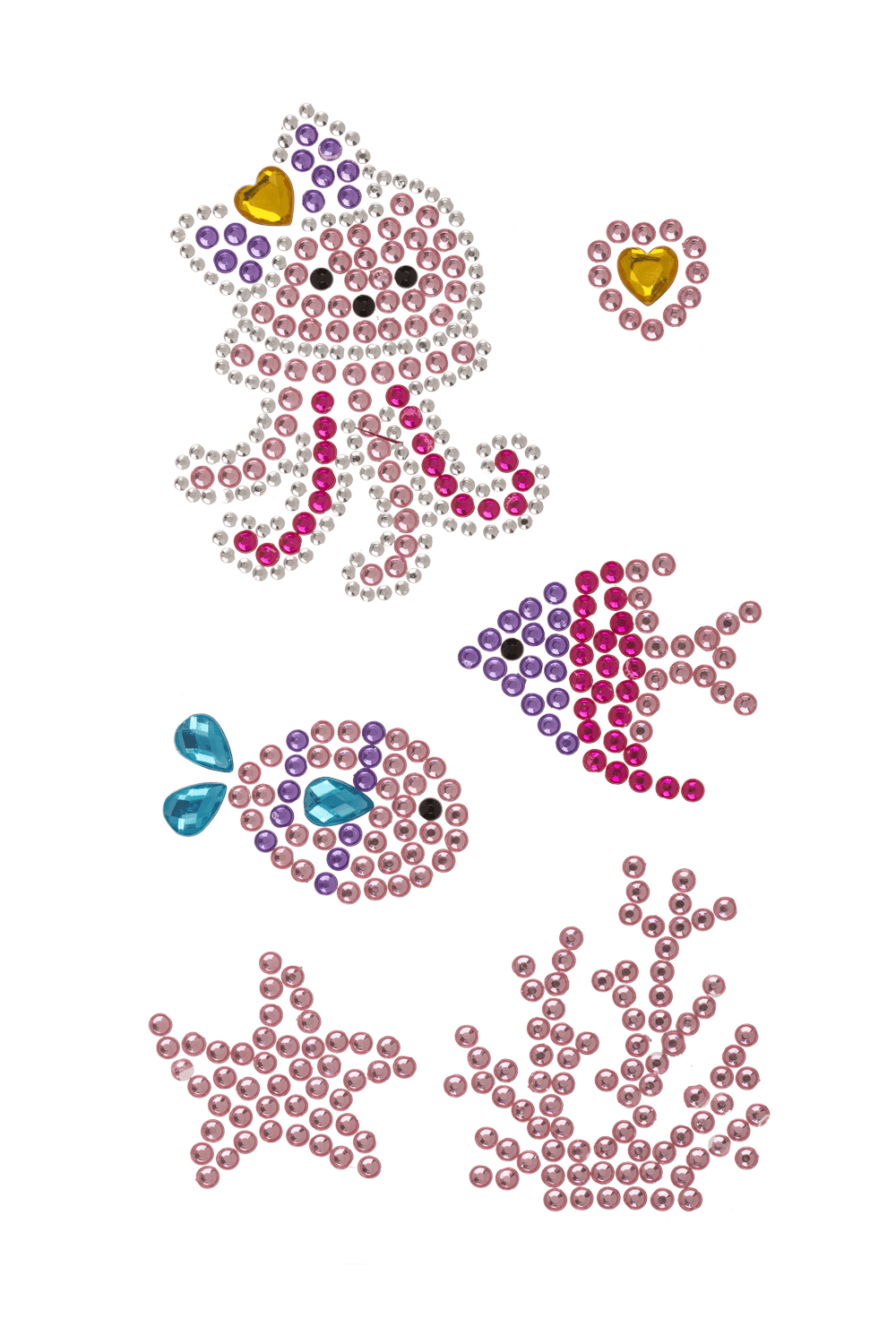 Gemstone Stickers, Sealife collection,