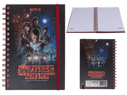 Spiral bound book, Stranger Things,