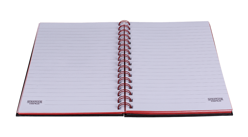 Spiral bound book, Stranger Things,