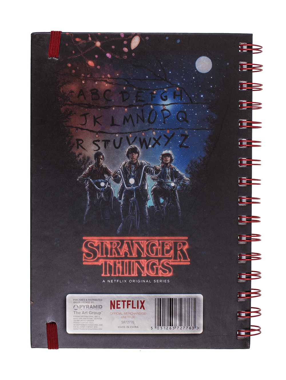 Spiral bound book, Stranger Things,