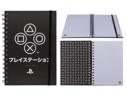 Notebook, Playstation (Onyx), A5,