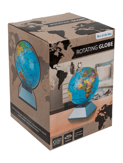 Rotating globe,