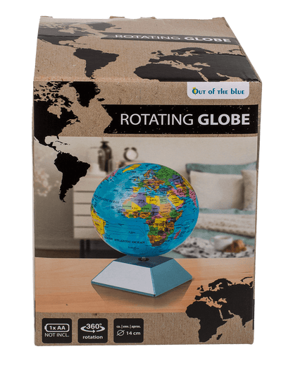 Rotating globe,