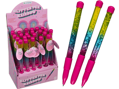 Plastic pen, Liquid Glitter,