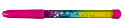 Plastic pen, Liquid Glitter,