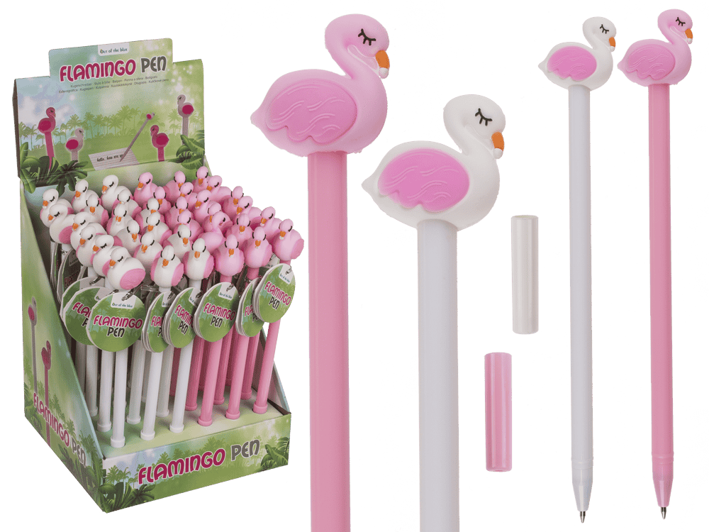 Pen, Flamingo,