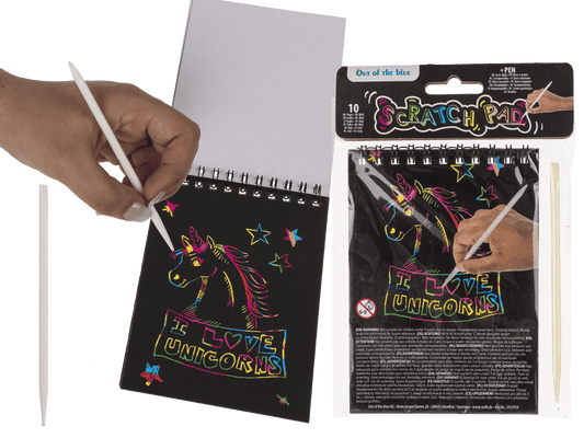 Spiral bound notepad, scratch paper, Colourful,