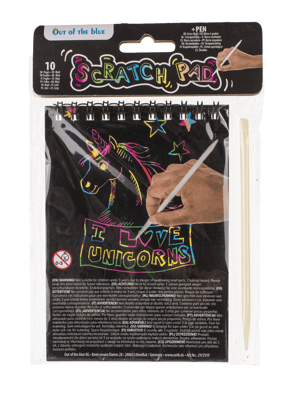 Spiral bound notepad, scratch paper, Colourful,