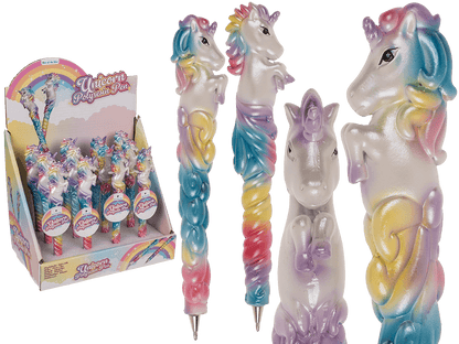 Polyresin pen, Unicorn,