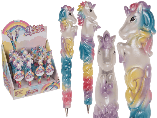 Polyresin pen, Unicorn,