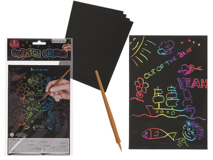 Scratch Sheet, Colourful,