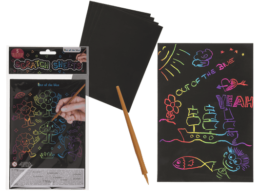 Scratch Sheet, Colourful,