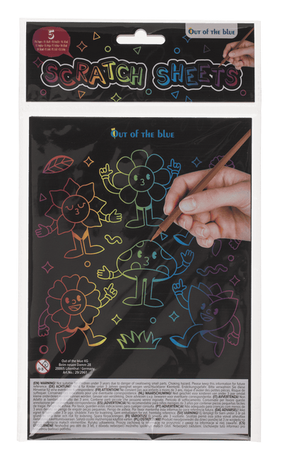 Scratch Sheet, Colourful,