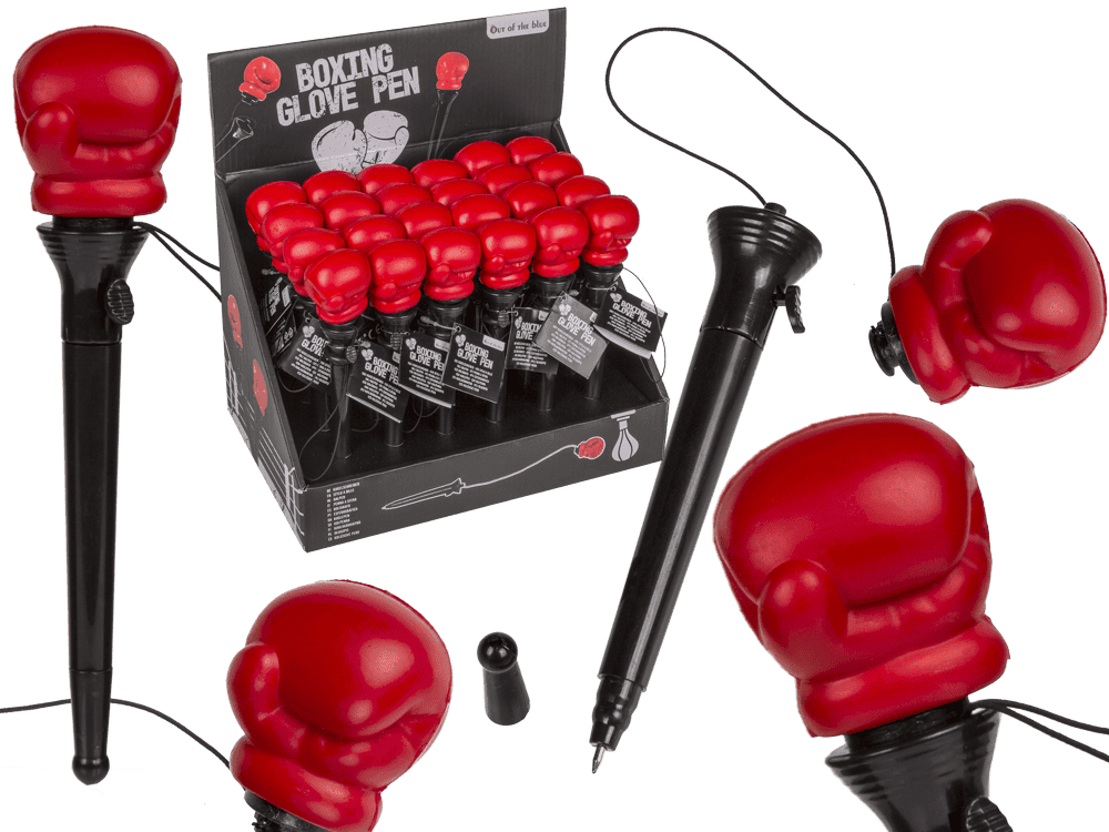 Ball Pen, Boxing Glove with activation mechanism,