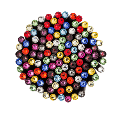 Black pencil with Swarovski stone,