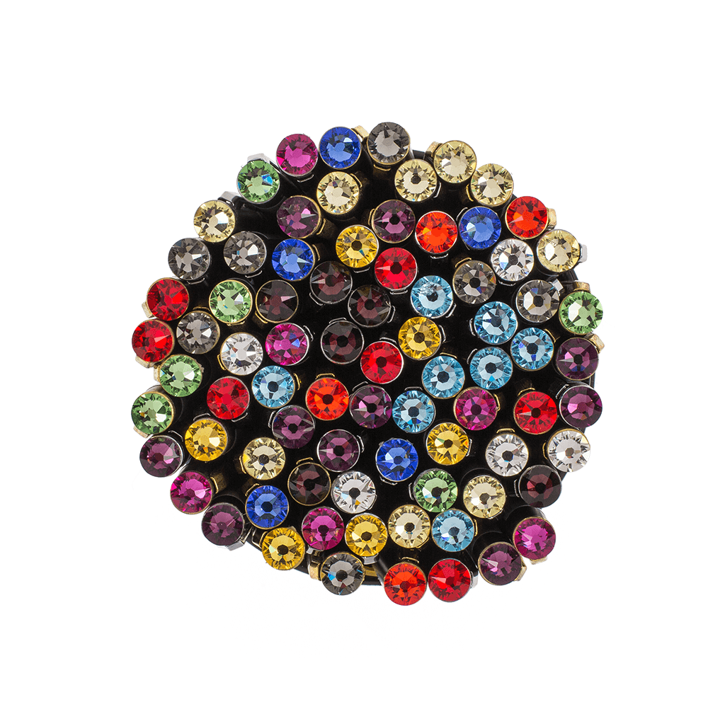 Black pen with Swarovski stone,