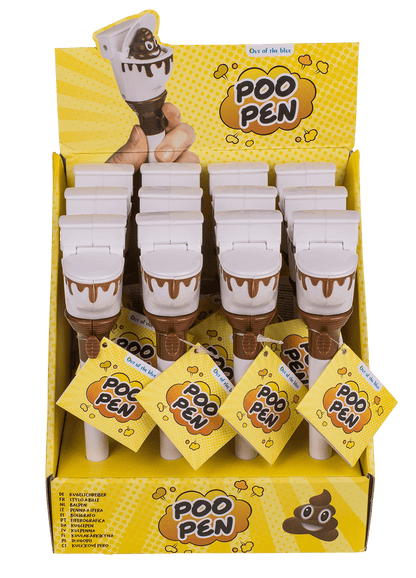 Pen, Poo in toilet,