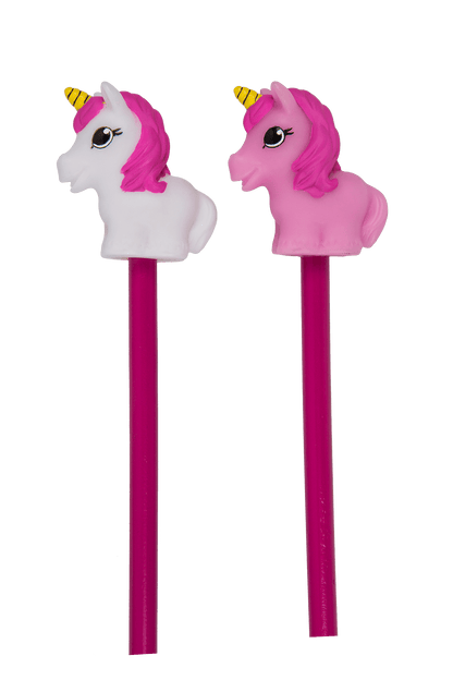 Pencil with topper, Unicorn,