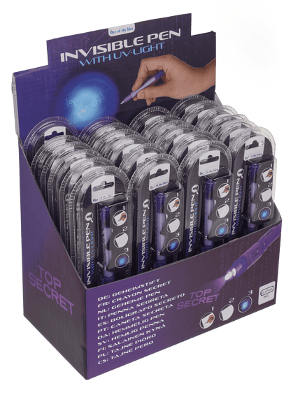 Secret Message Pen with invisible ink & UV-light,