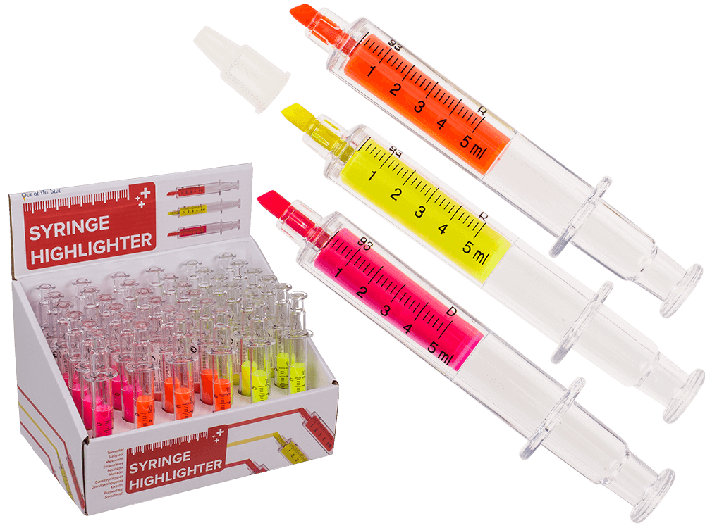 Highlighter, Syringe,