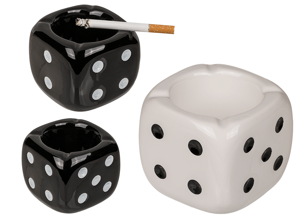 Ashtray, Dice,