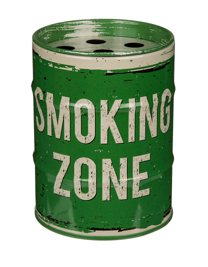 Metal ashtray, Oil Drum,