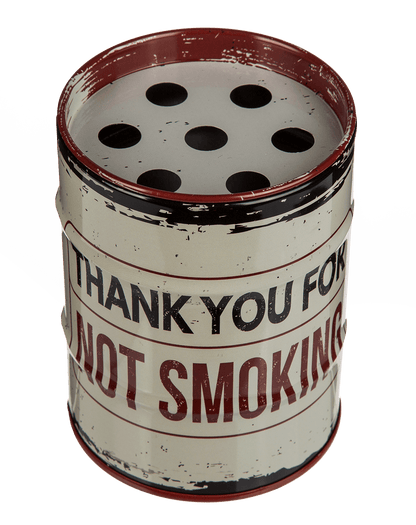 Metal ashtray, Oil Drum,