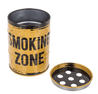 Metal ashtray, Oil Drum,