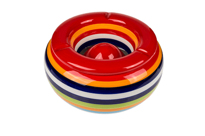 Ceramic storm ashtray, Stripes,