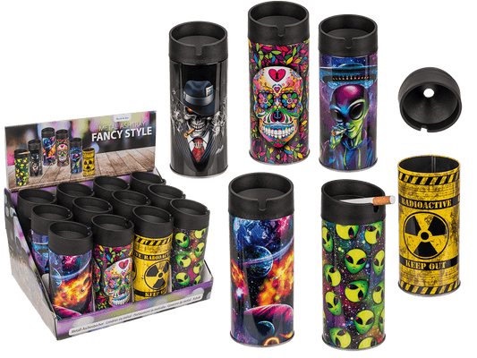 Metal ashtray, Fancy Style,