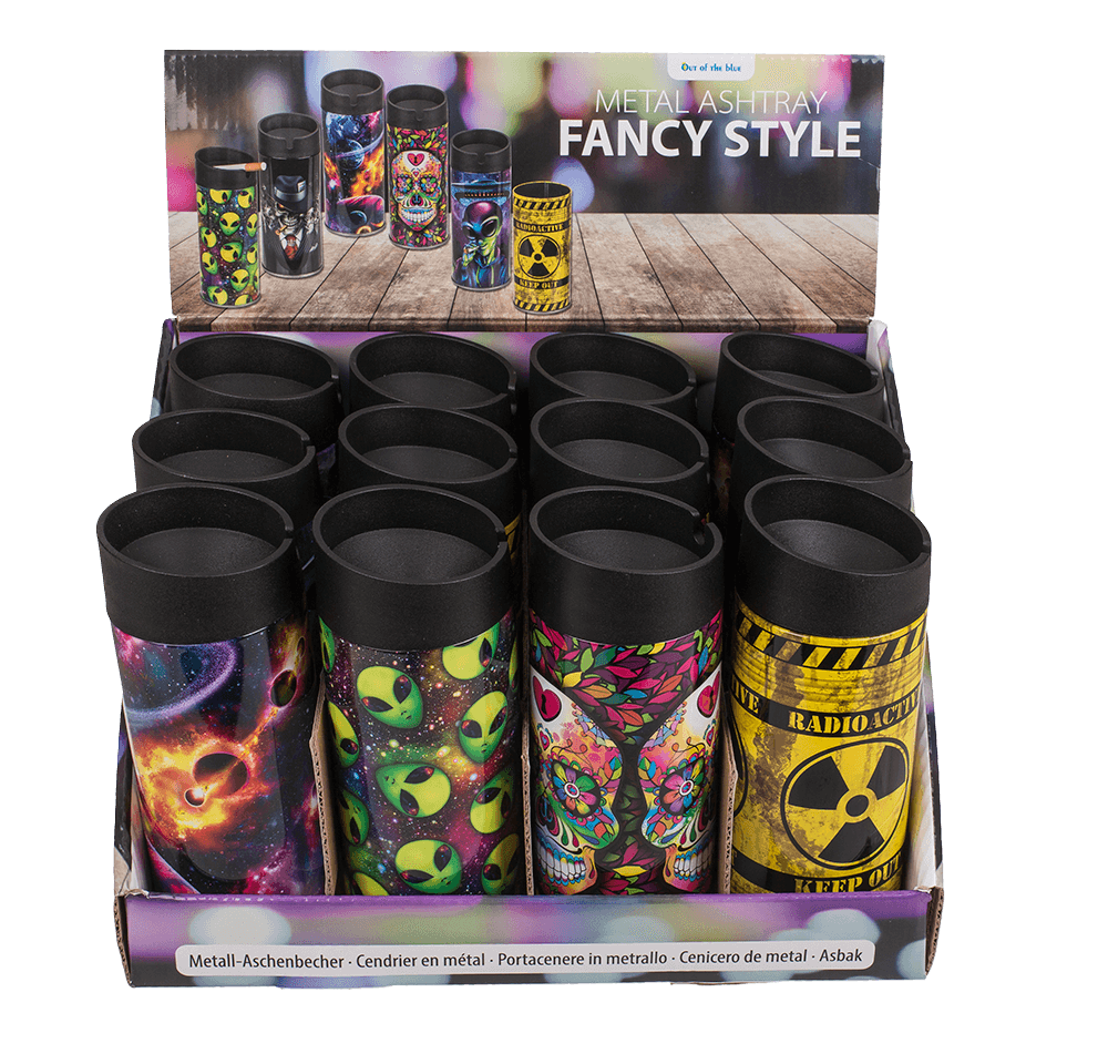 Metal ashtray, Fancy Style,