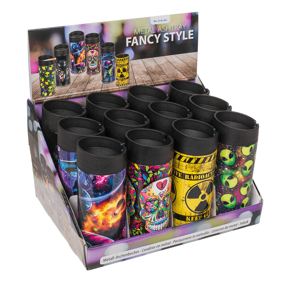 Metal ashtray, Fancy Style,