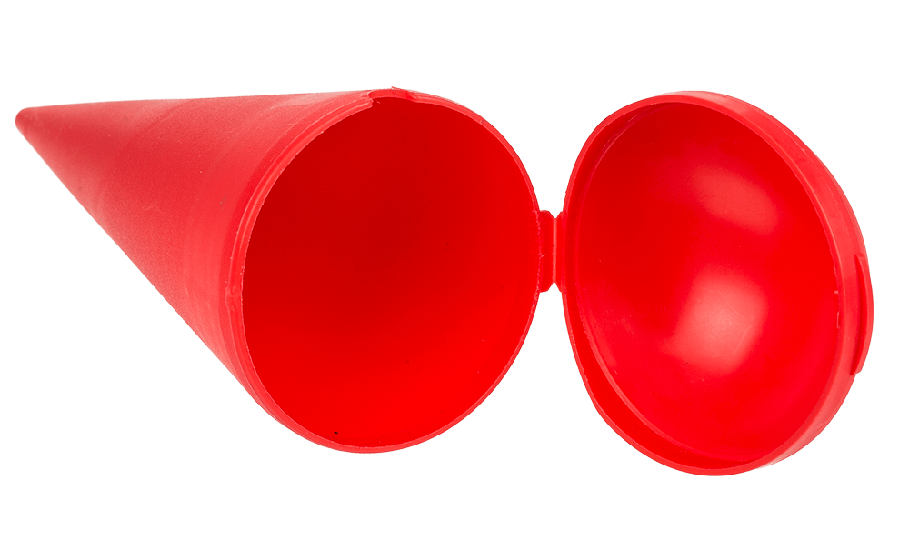 Portable beach ashtray, ca 15 cm,