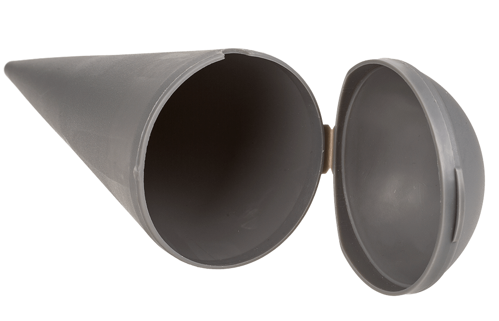 Portable beach ashtray, ca 15 cm,