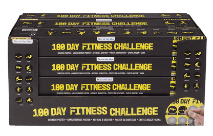 Scratch Poster,100 days of fitness,