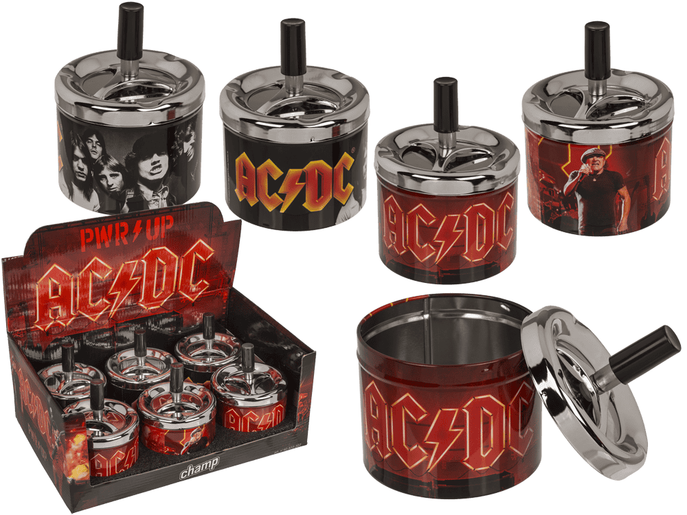 AC/DC, ashtray,