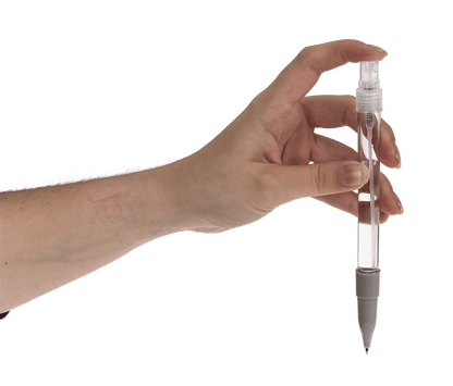 Pen with spray bottle. ca. 7 ml, ca. 18 cm,