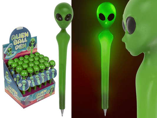 Ballpoint pen, Alien, glow in the dark,