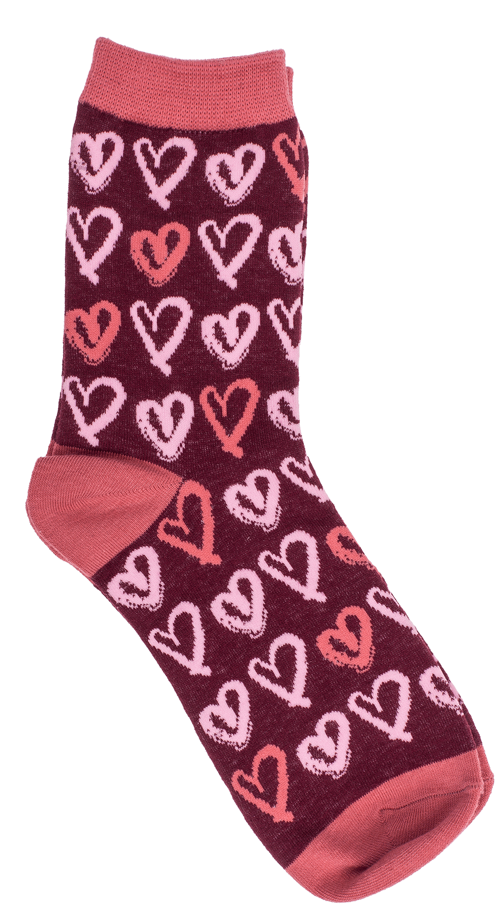 Set of 3 women socks, Hearts, Size 36 - 42,