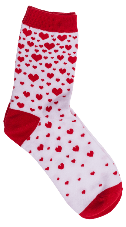 Set of 3 women socks, Hearts, Size 36 - 42,