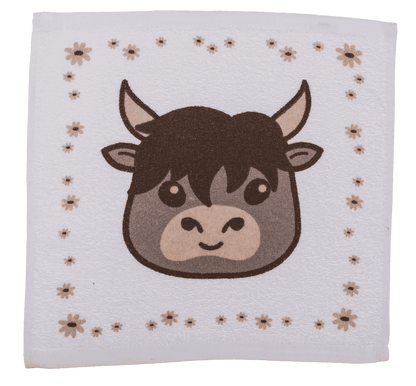 Toalla mágica de algodón, Highland Cow